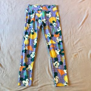 LuLaRoe Mickey Mouse Leggings